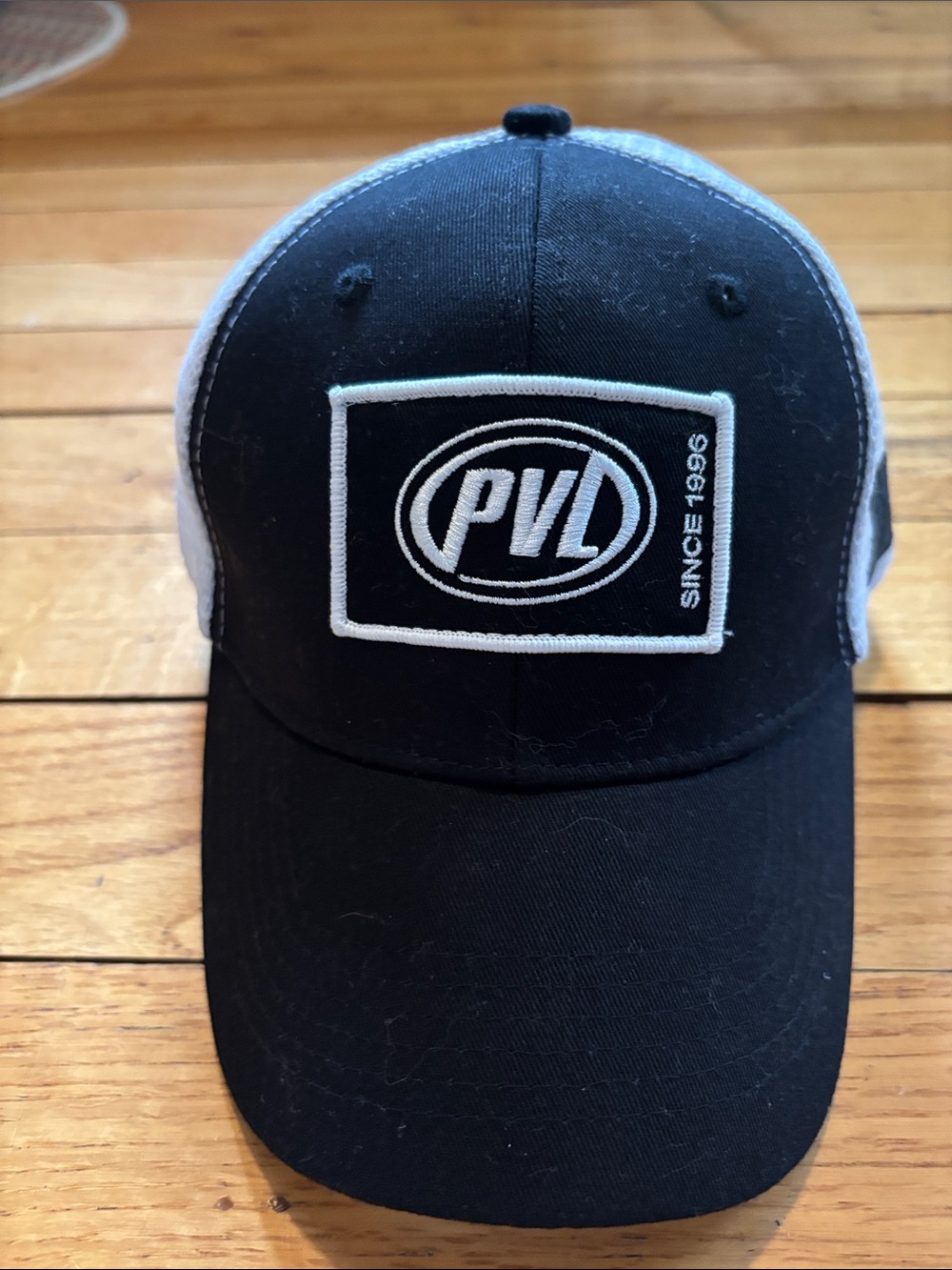 PVL Logo Black & White Trucker Hat